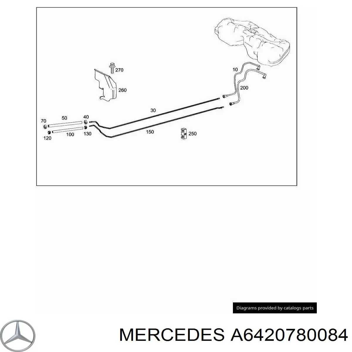  Mercedes A6420780084 ціна, від 4.85 USD
