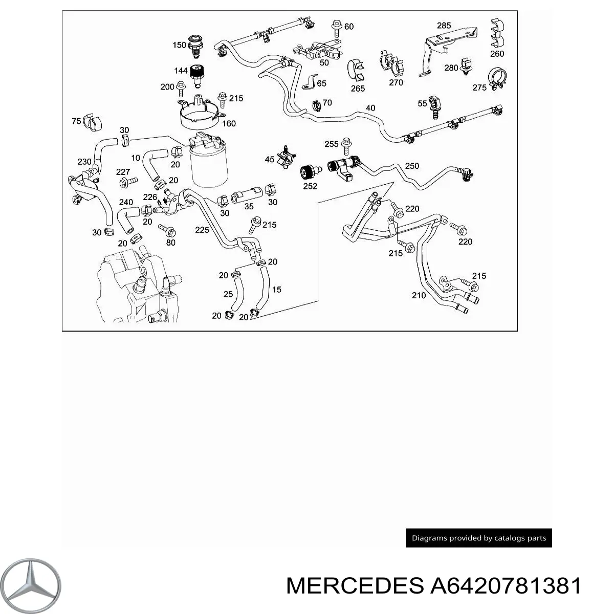 A6420781381 Mercedes Шланг паливний, універсальний