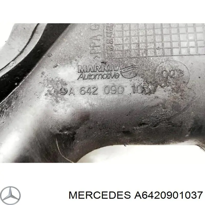 Патрубок повітряний, дросельної заслінки Mercedes A6420901037 ціна, від 26.60 USD