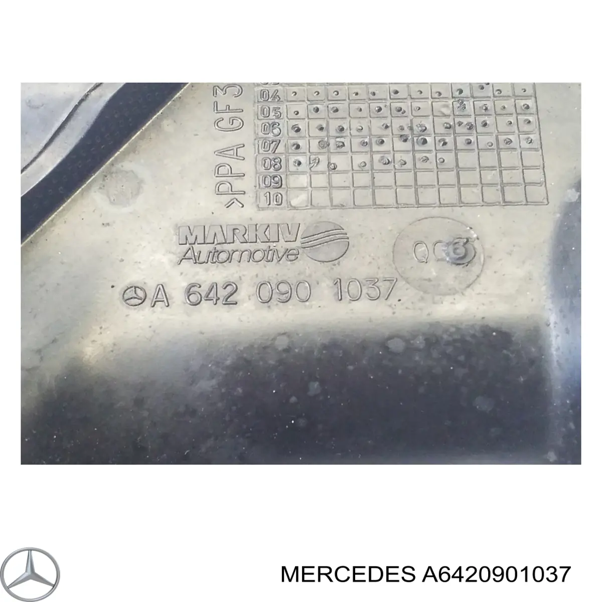 A6420901037 Mercedes Патрубок повітряний, дросельної заслінки