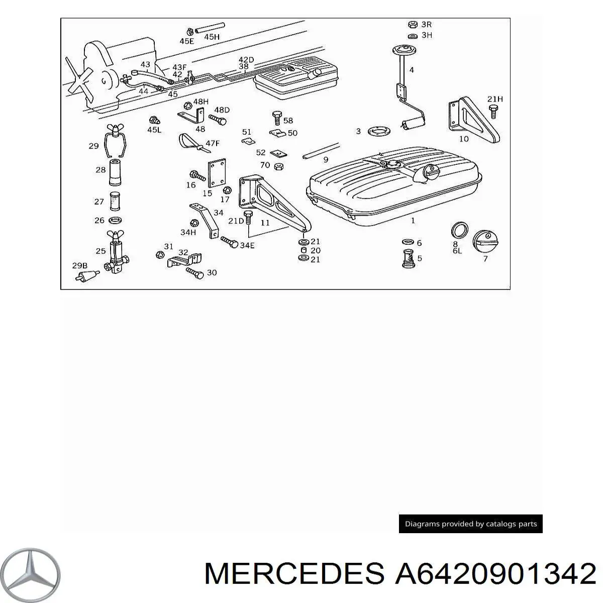 Купити A6420945597 Mercedes Патрубок повітряний, вхід повітряного фільтра