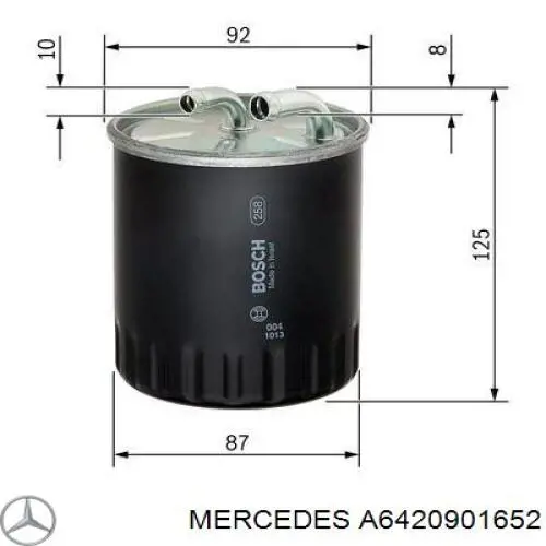 A6420901652 Mercedes фільтр паливний
