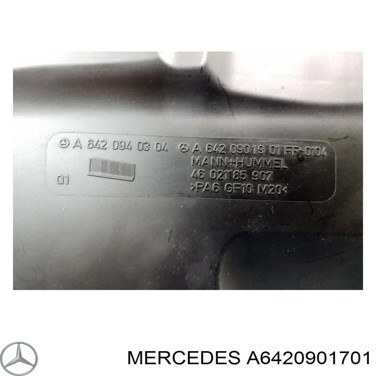 Корпус повітряного фільтра, лівий Mercedes A6420901701