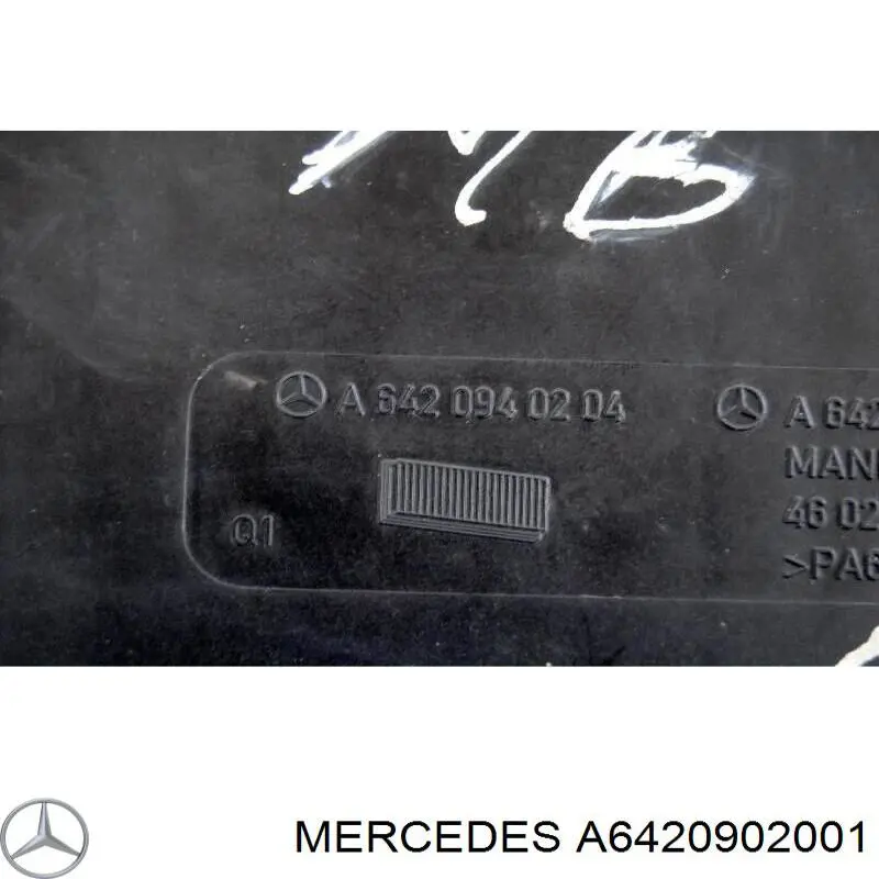 Корпус повітряного фільтра, правий Mercedes A6420902001 ціна, від 14.06 USD