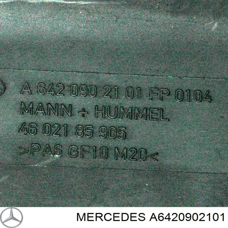 Купити A6420904101 Mercedes Корпус повітряного фільтра, лівий