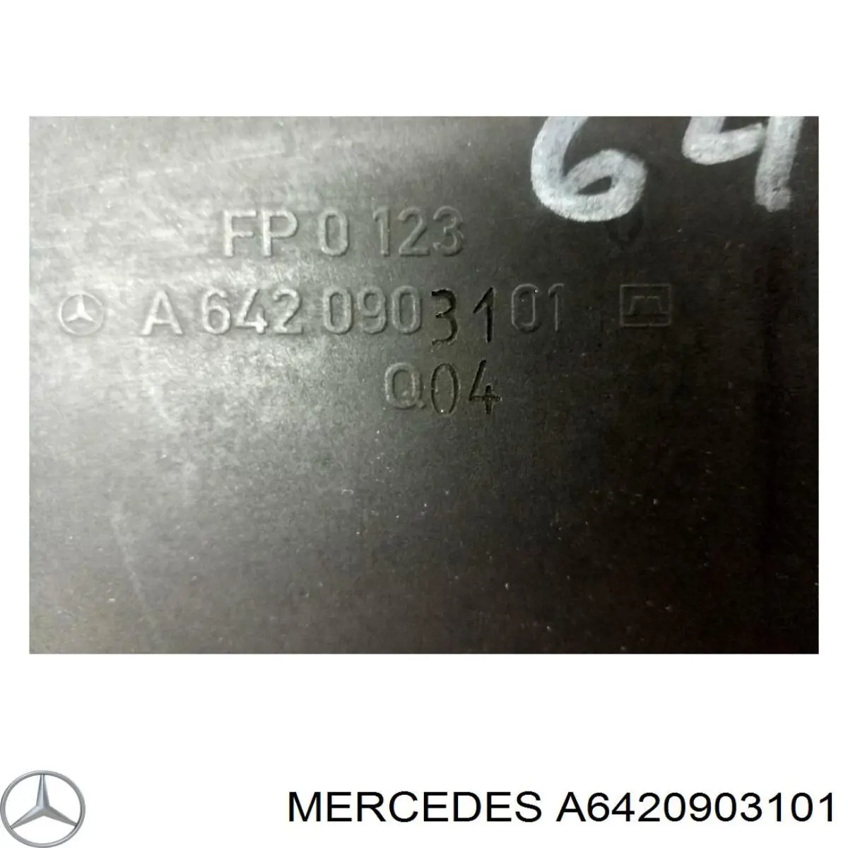 Корпус повітряного фільтра, лівий Mercedes A6420903101
