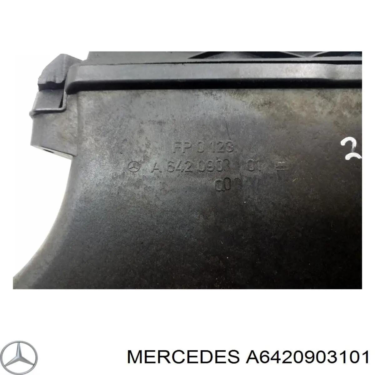 Корпус повітряного фільтра, лівий Mercedes A6420903101 ціна, від 25.34 USD