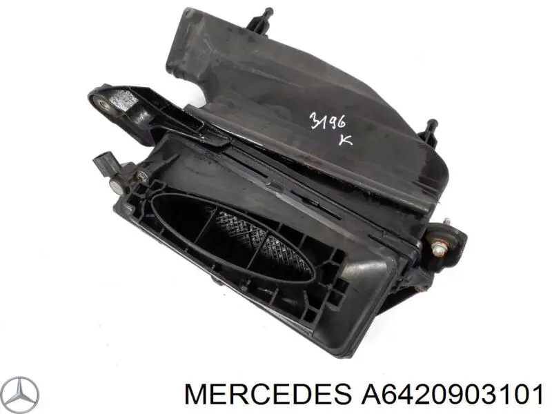 Корпус повітряного фільтра, лівий A6420903101 Mercedes