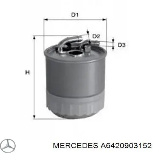 A6420903152 Mercedes фільтр паливний