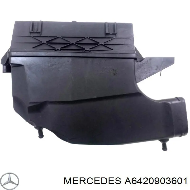 Корпус повітряного фільтра, правий Mercedes A6420903601 ціна, від 22.86 USD