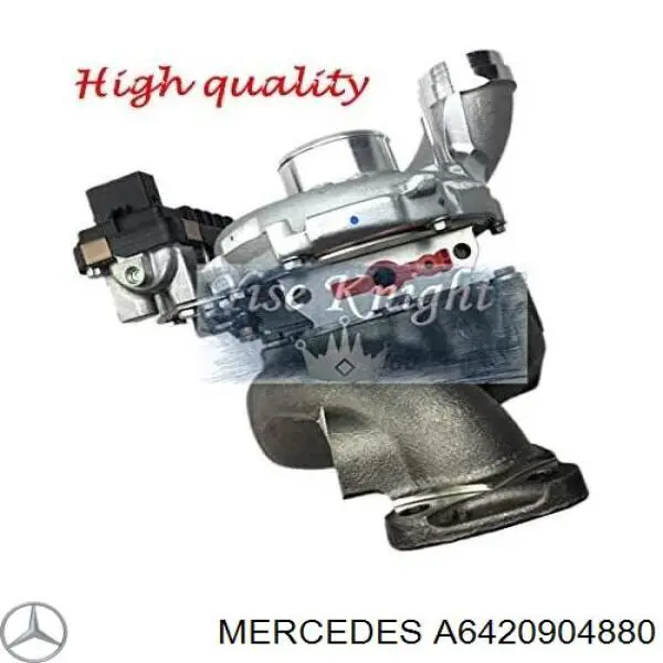 Турбіна Mercedes A6420904880 ціна, від 276.82 USD