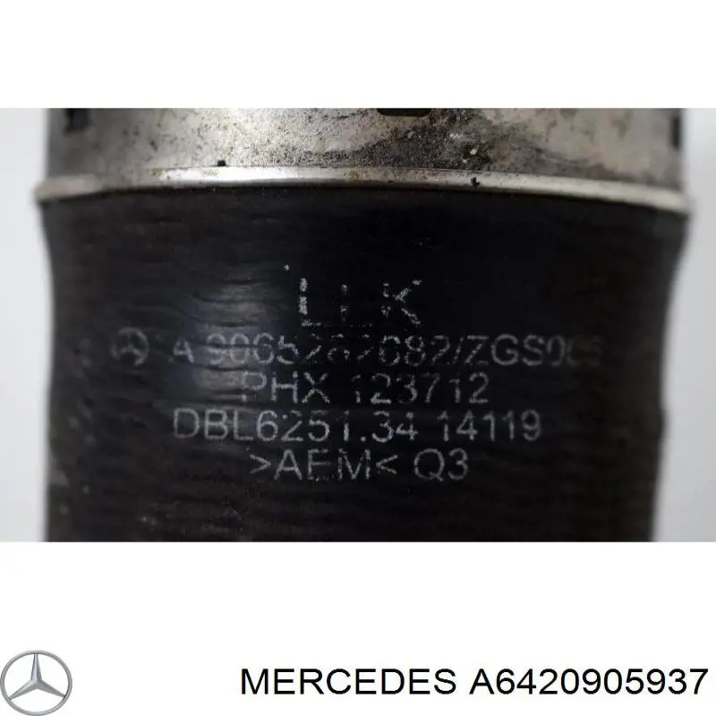 Трубка/шланг подачі масла до турбіни A6420905937 Mercedes