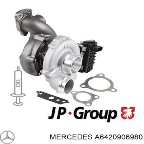 Турбіна Mercedes A6420906980 ціна, від 347.16 USD