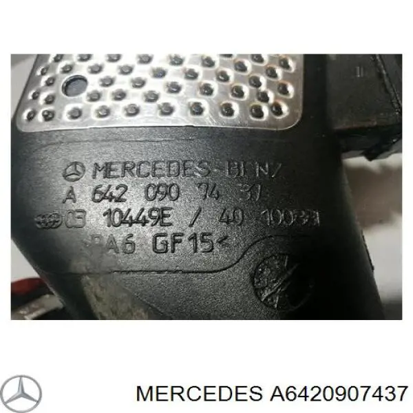 Датчик масової витрати повітря Mercedes A6420907437 ціна, від 254.76 USD