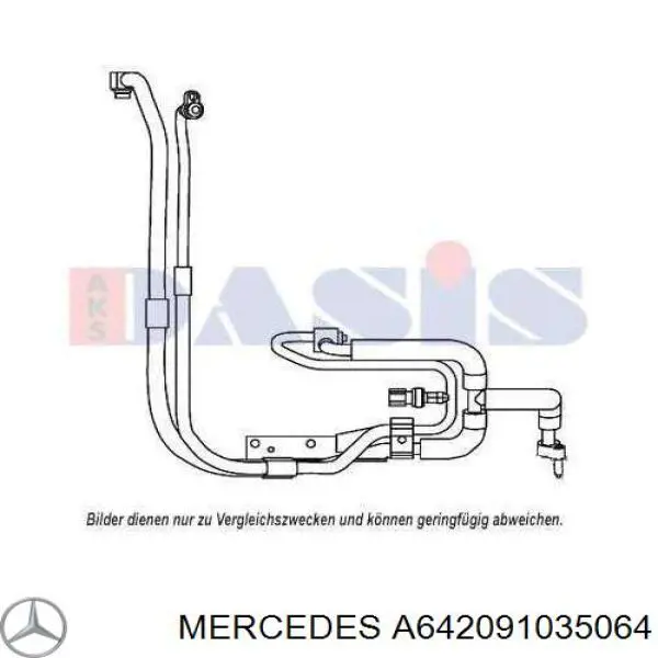  Mercedes A642091035064 ціна, від 5.33 USD