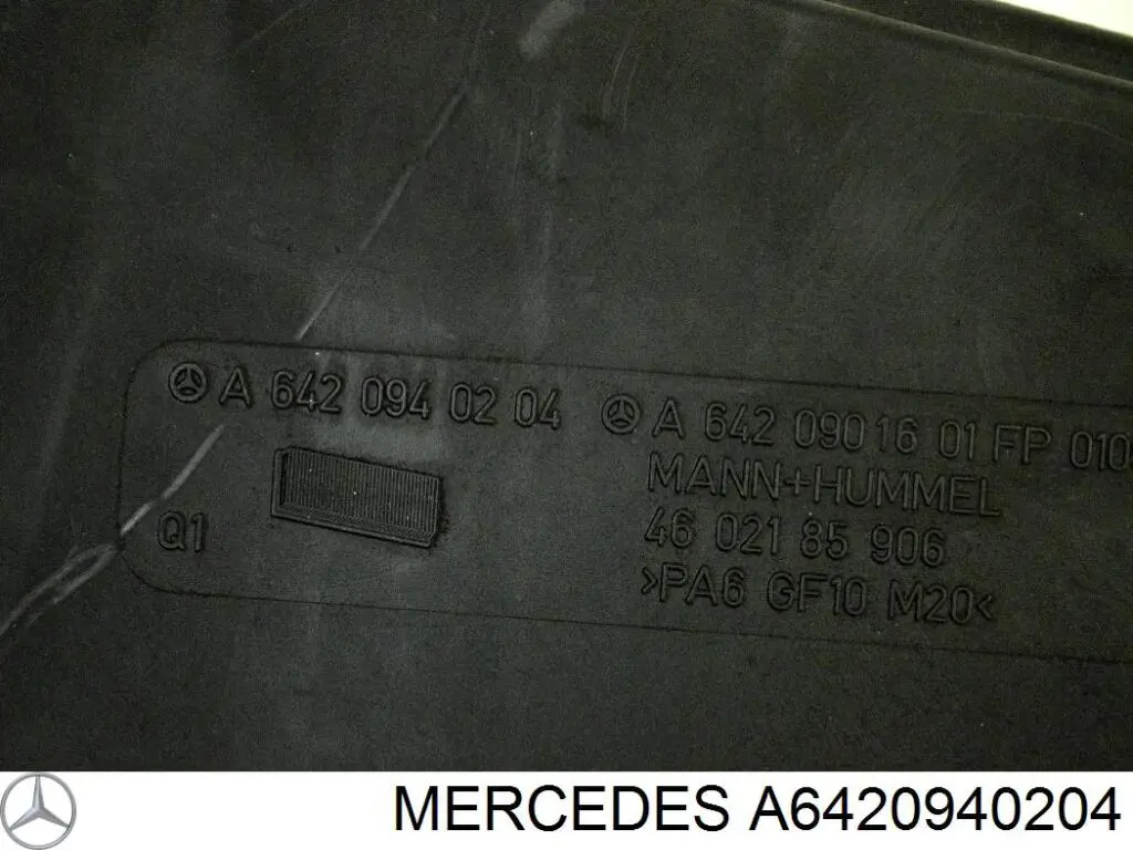 Корпус повітряного фільтра, правий Mercedes A6420940204 ціна, від 14.65 USD