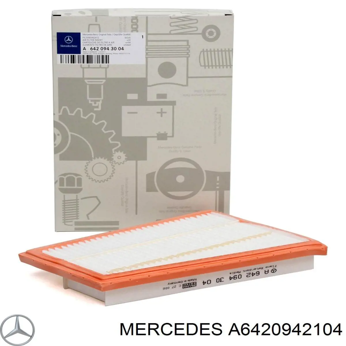 Купити A6420942104 Mercedes Автомобільний фільтр повітря