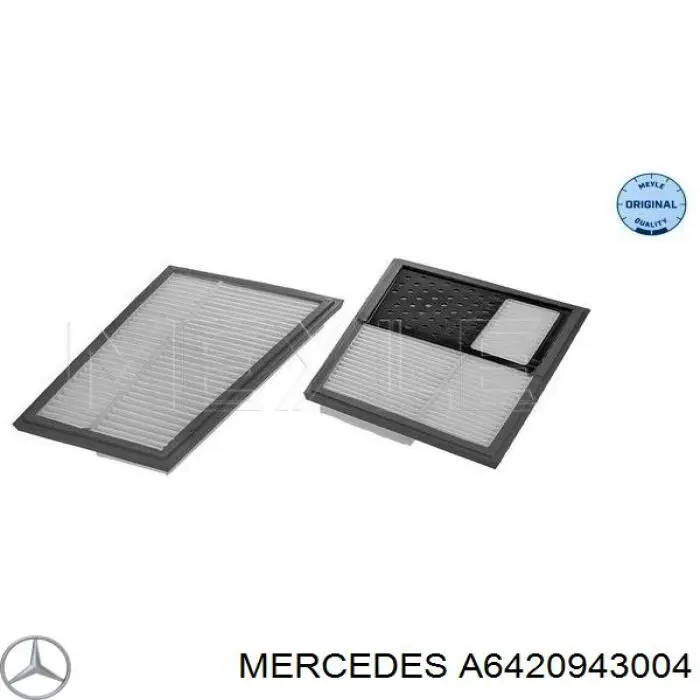 Елемент повітряного фільтра Mercedes A6420943004 ціна, від 18.31 USD