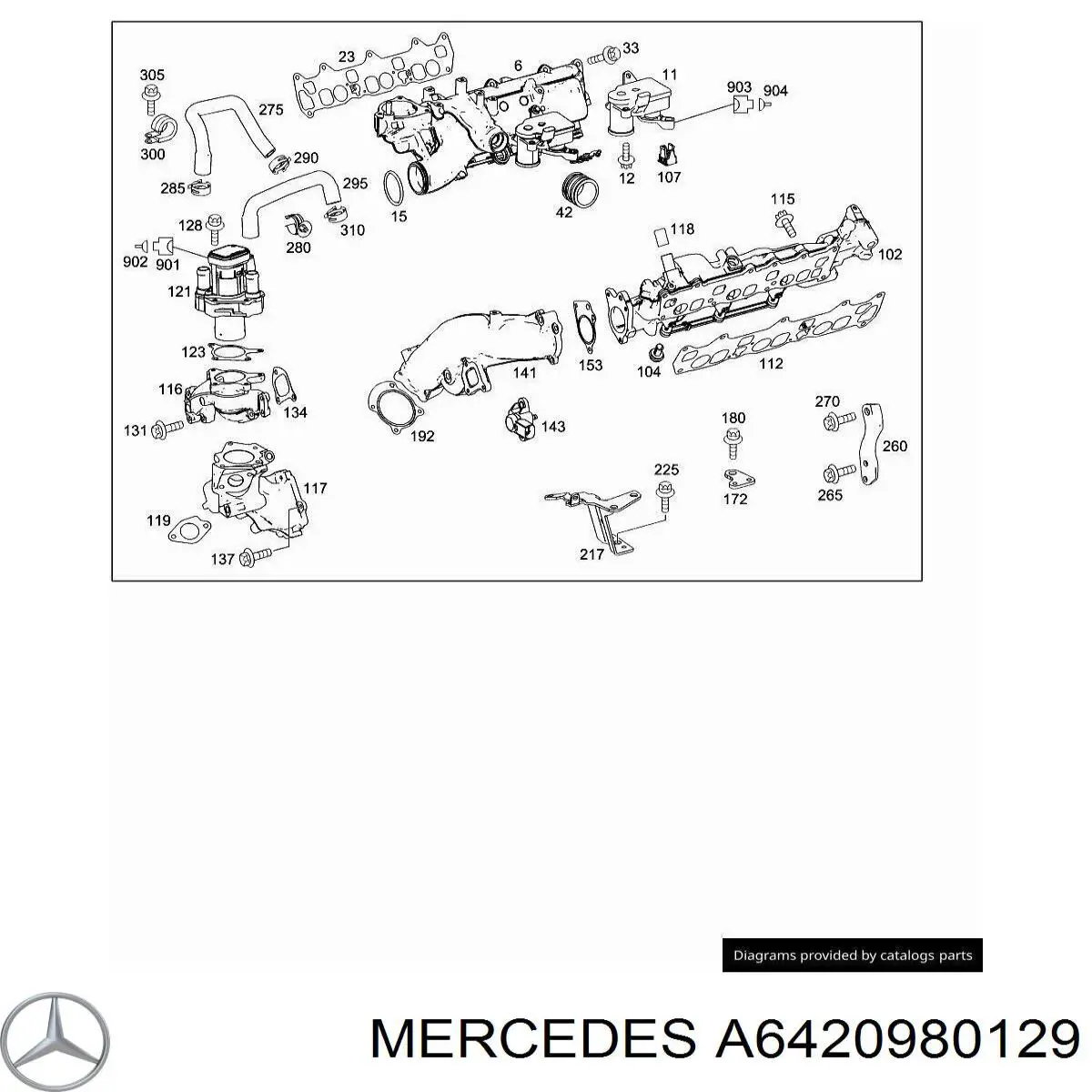 A6420980129 Mercedes 