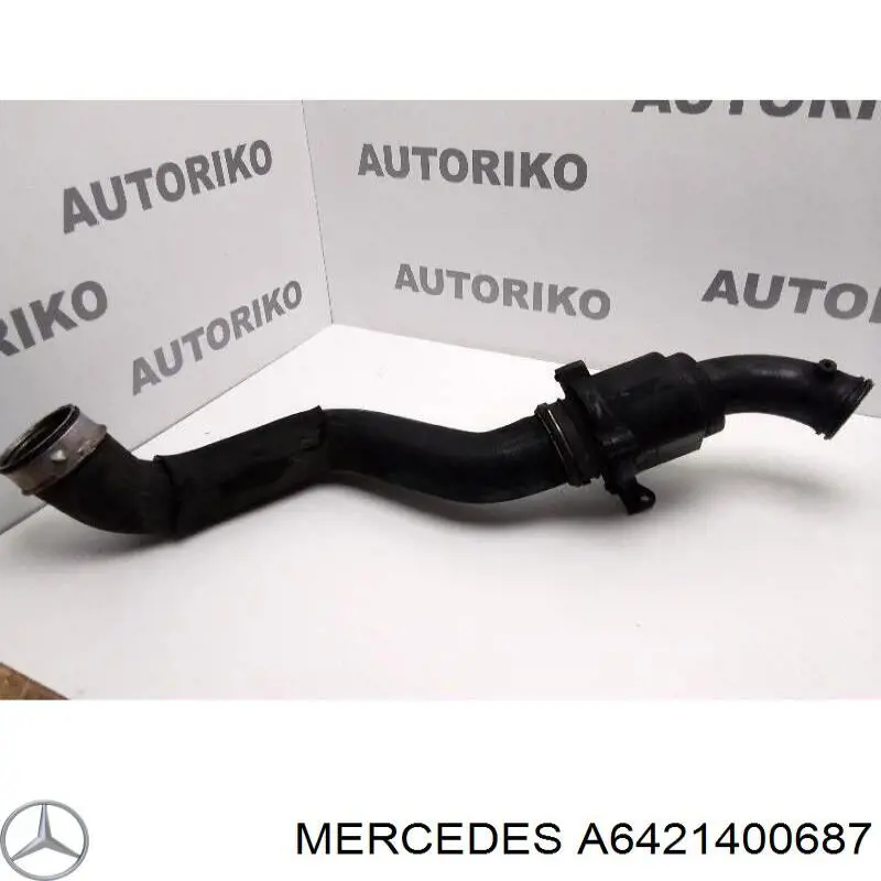 Купити A6421400687 Mercedes Патрубок повітряний, вихід з турбіни (наддув)