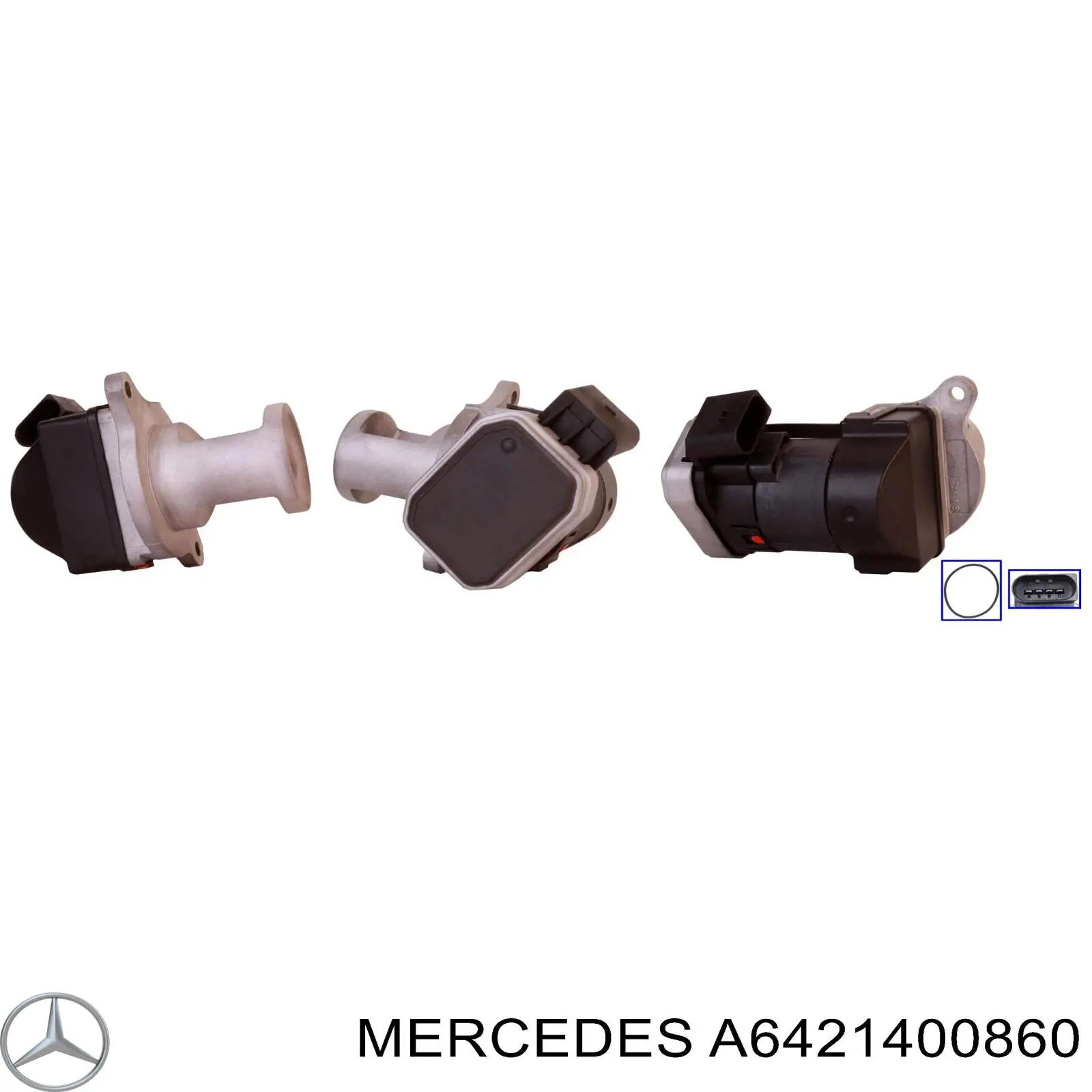 A6421400860 Mercedes клапан egr, рециркуляції газів