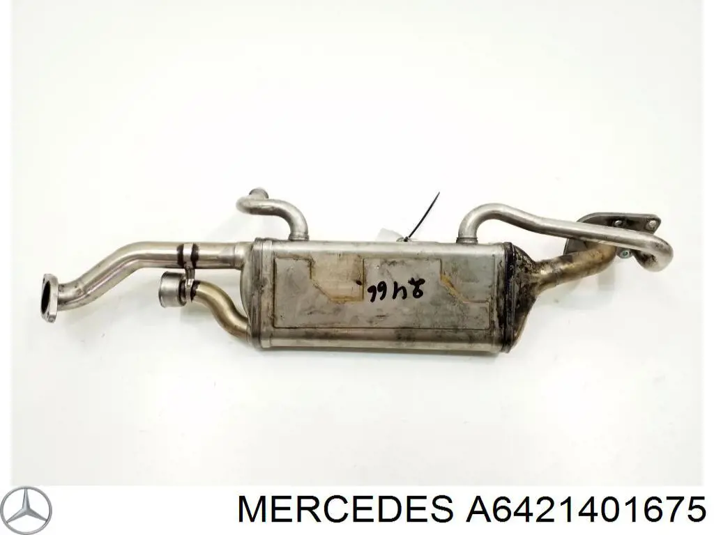 Радіатор системи EGR рециркуляції вихлопних газів Mercedes A6421401675 ціна, від 38.01 USD