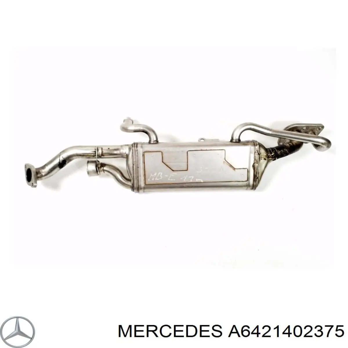 A6421402375 Mercedes Радіатор системи EGR рециркуляції вихлопних газів
