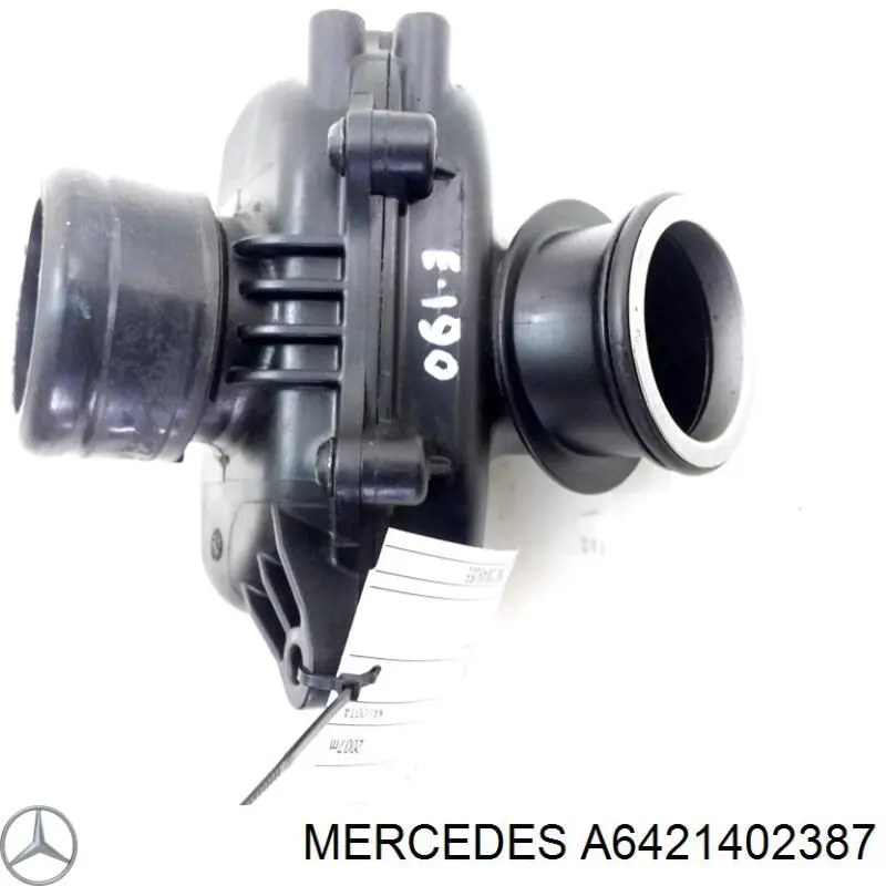 A6421402387 Mercedes Глушник / резонатор турбінних газів