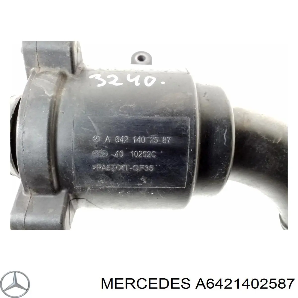 Патрубок турбіни вихлопних газів Mercedes A6421402587 ціна, від 56.43 USD