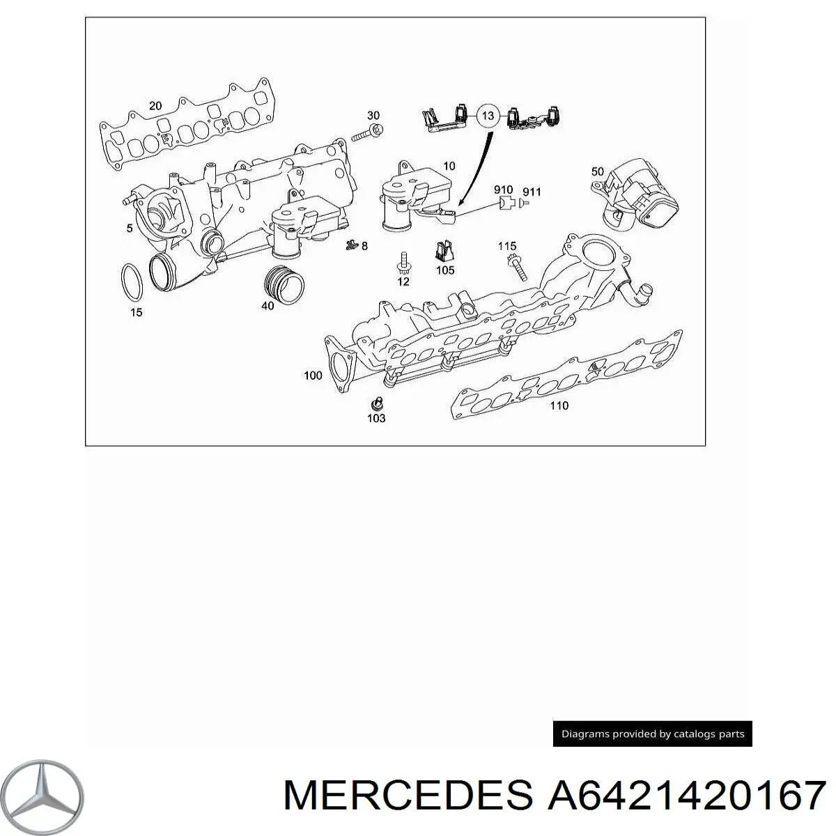 Купити A6421420167 Mercedes 