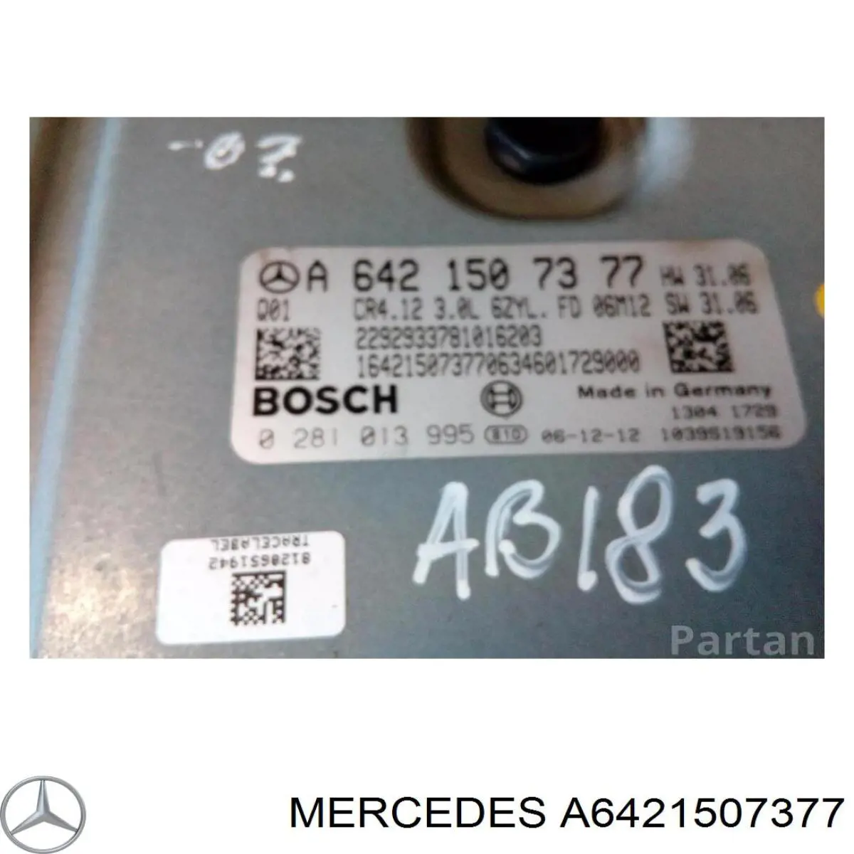 ЕБУ Mercedes A6421508578 ціна, від 125.43 USD