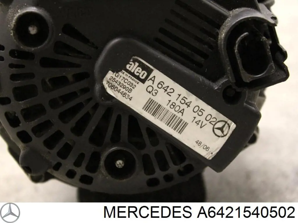 Генератор автомобільний Mercedes A6421540502