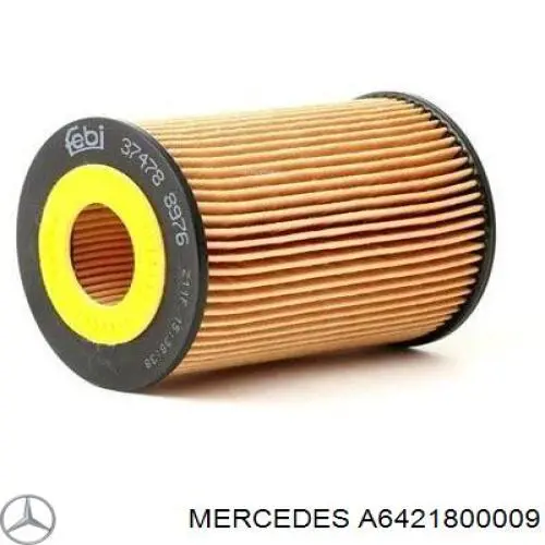 Масляний фільтр двигуна Mercedes A6421800009 ціна, від 8.59 USD