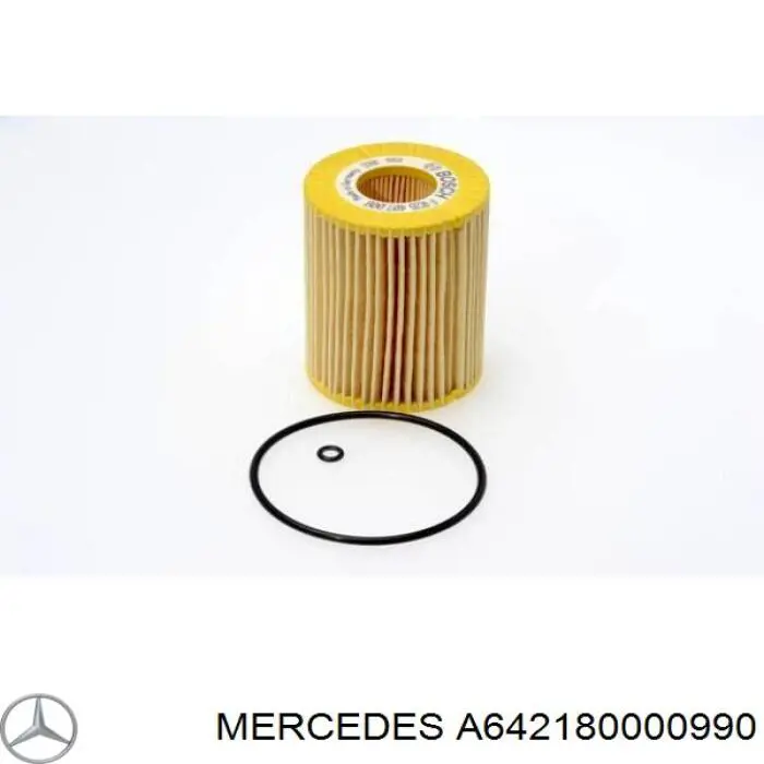 Масляний фільтр двигуна Mercedes A642180000990 ціна, від 8.59 USD