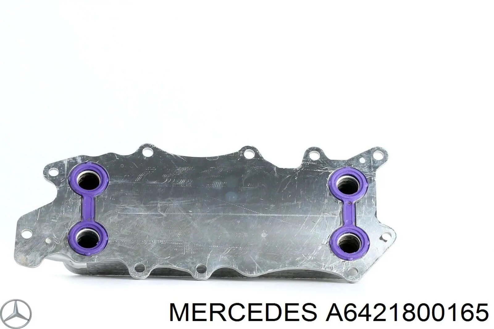 A6421800165 Mercedes радіатор масляний (холодильник, під фільтром)