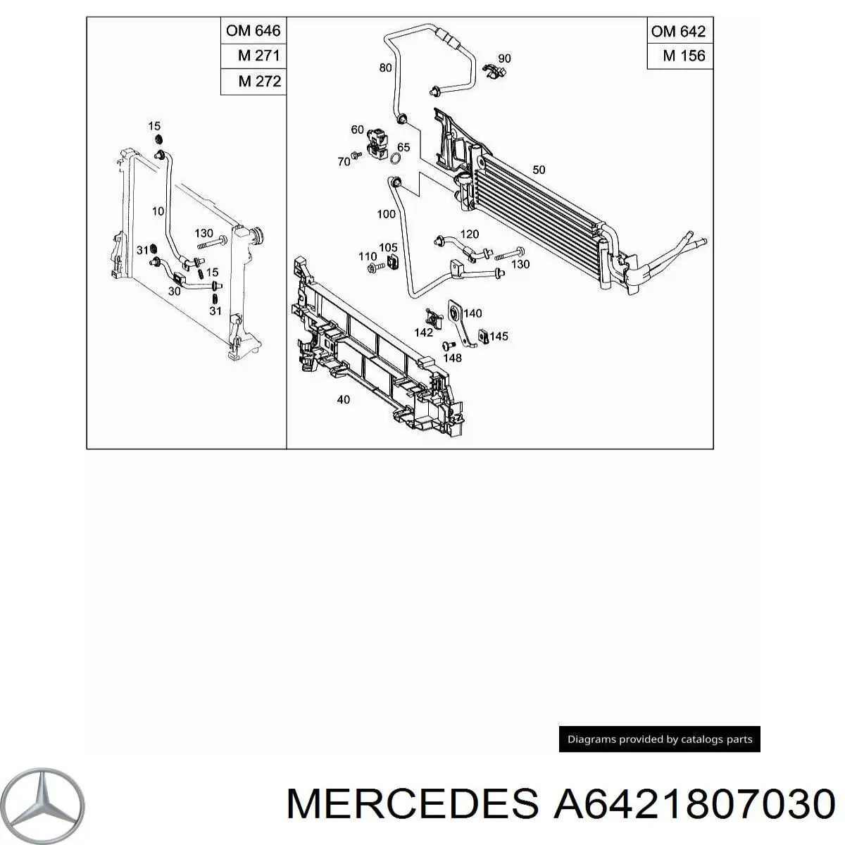 Купити A6421807030 Mercedes 