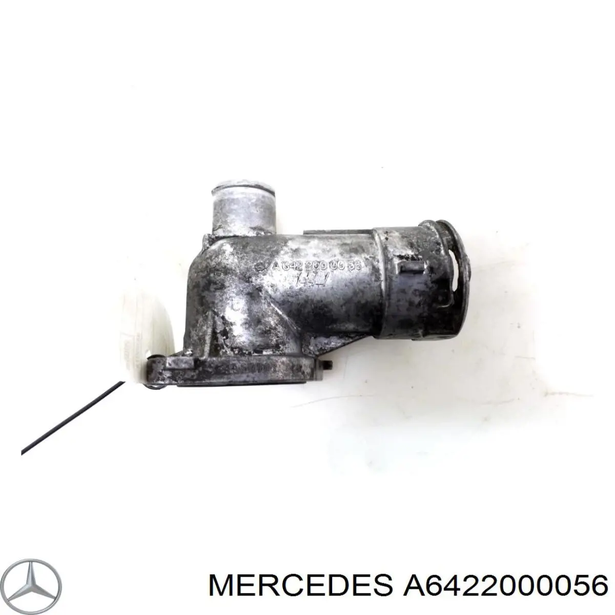 Фланець системи охолодження (трійник) Mercedes A6422000056 ціна, від 10.21 USD