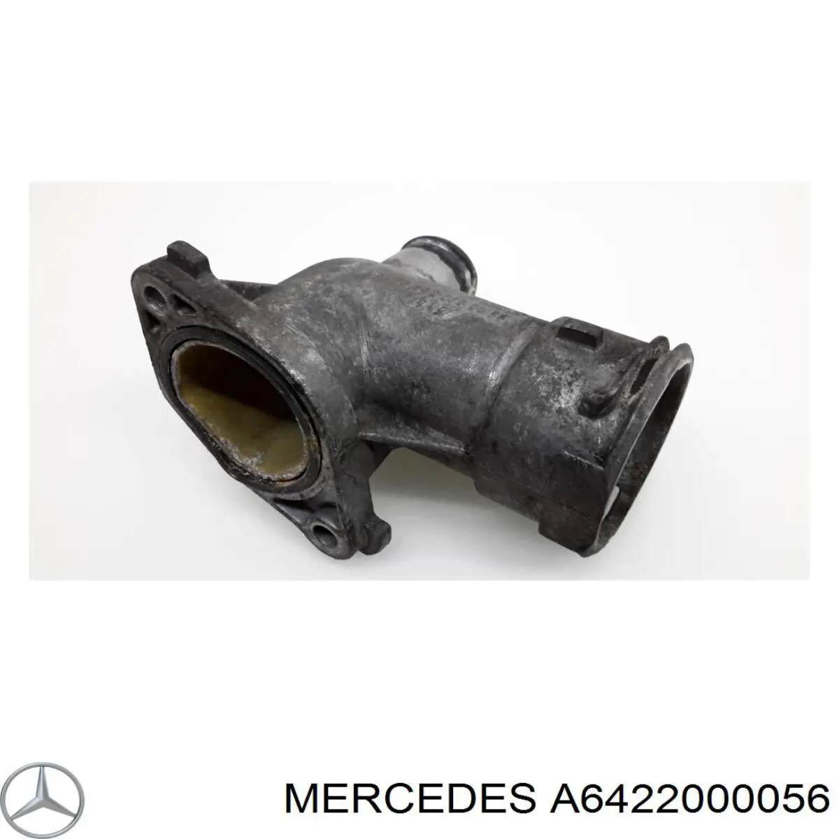 Фланець системи охолодження (трійник) A6422000056 Mercedes