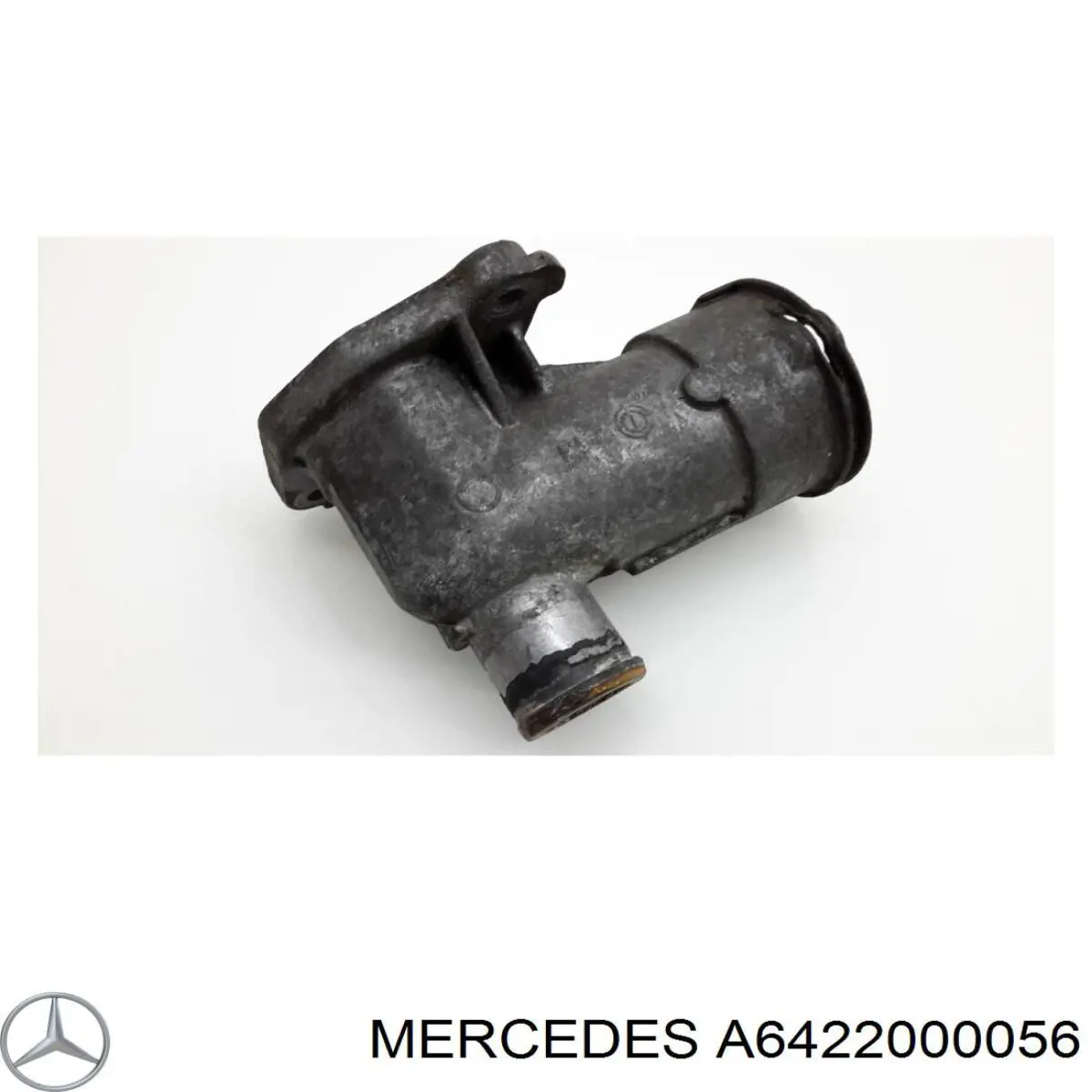 Фланець системи охолодження (трійник) A6422000056 Mercedes