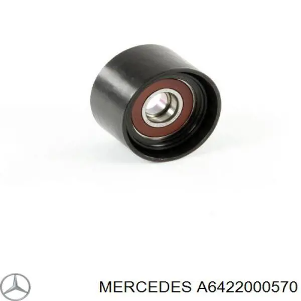 Ролик приводного ременя, паразитний Mercedes A6422000570 ціна, від 11.85 USD