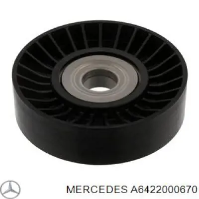 Купити A6422000670 Mercedes Ролик приводного ременя, паразитний