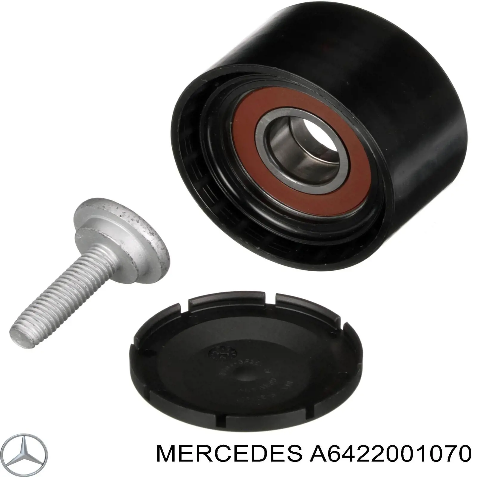 A6422001070 Mercedes ролик приводного ременя, паразитний