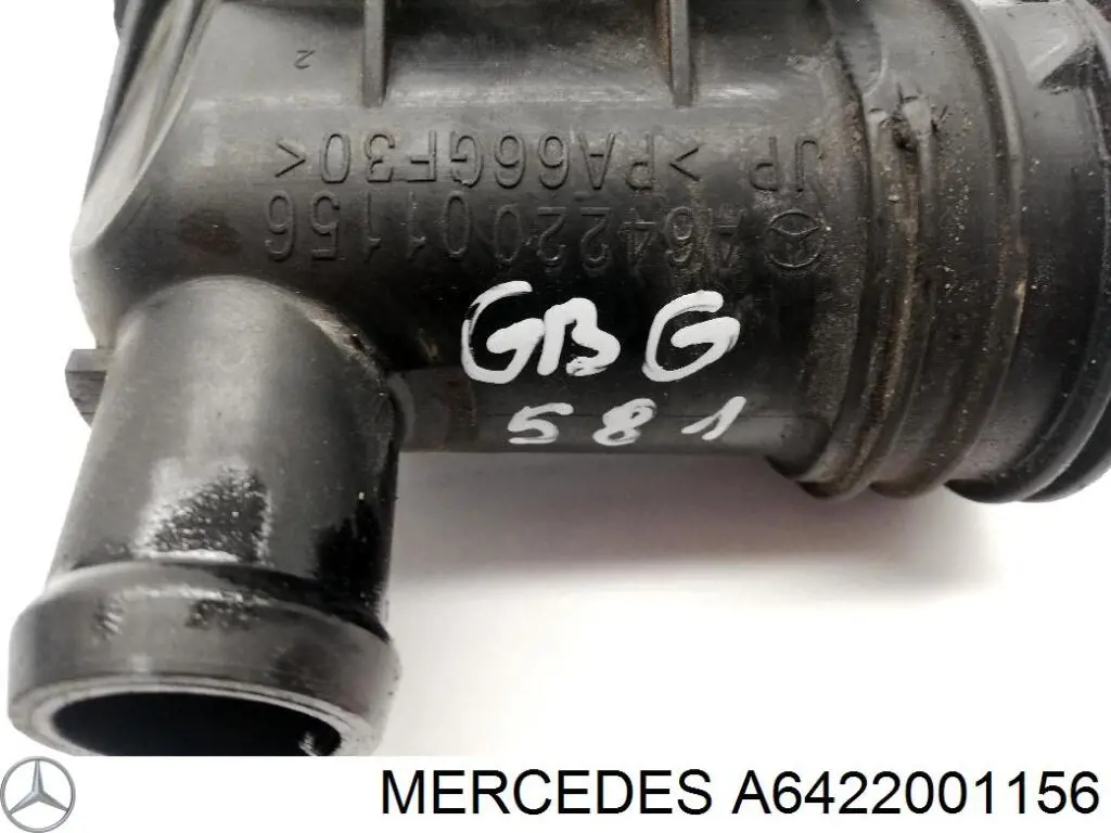 A6422001156 Mercedes фланець системи охолодження (трійник)