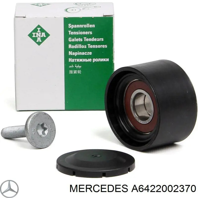 Ролик приводного ременя, паразитний Mercedes A6422002370 ціна, від 17.25 USD