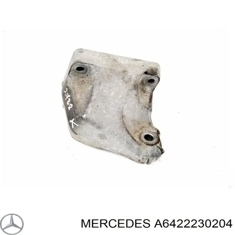 Кронштейн подушки (опори) двигуна, лівої Mercedes A6422230204 ціна, від 12.65 USD