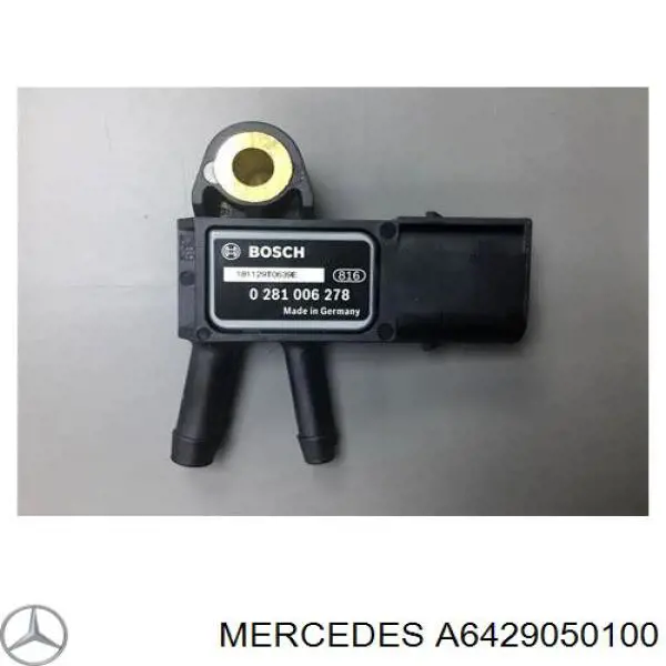 Датчик тиску вихлопних газів Mercedes A6429050100