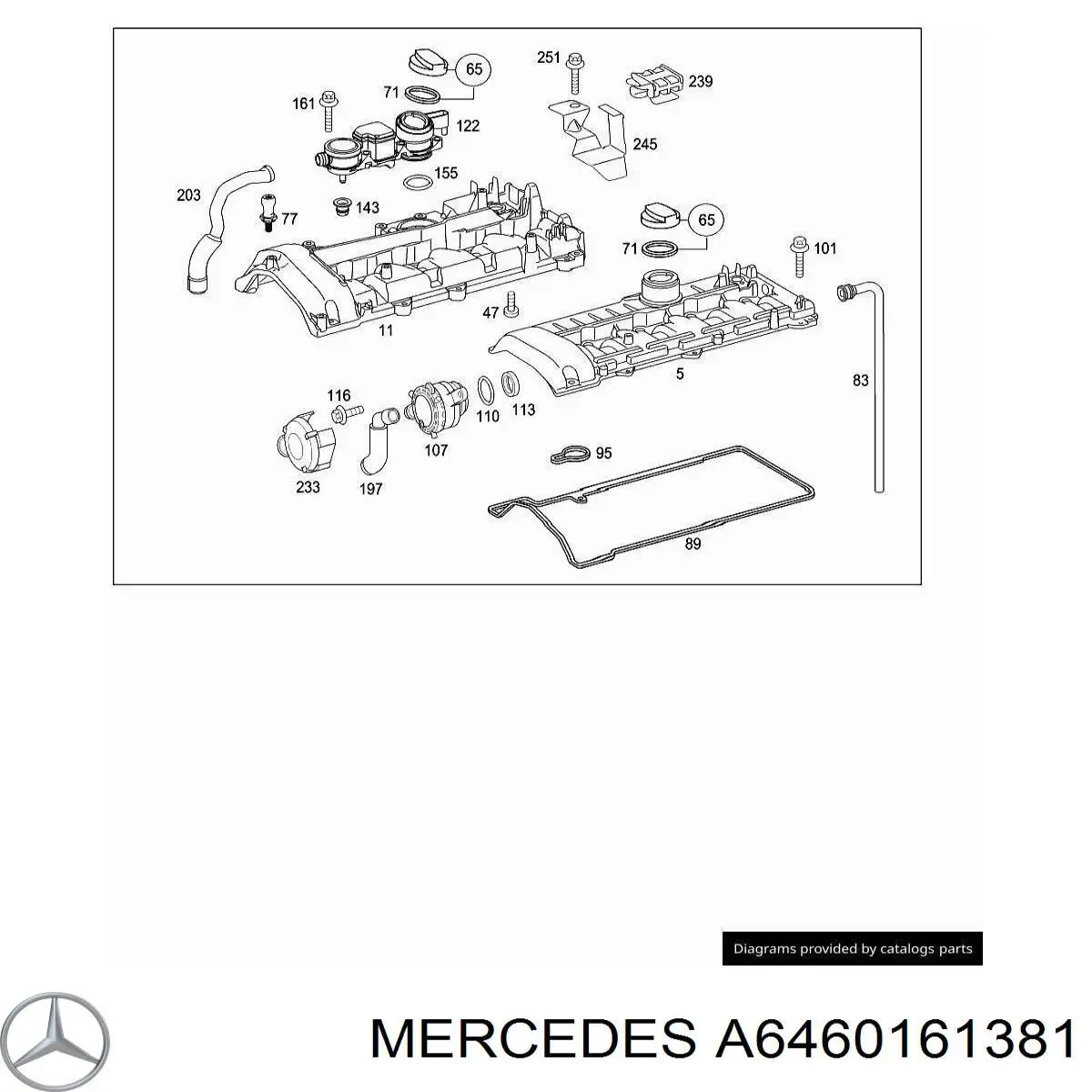  Mercedes A6460161381 ціна, від 60.18 USD