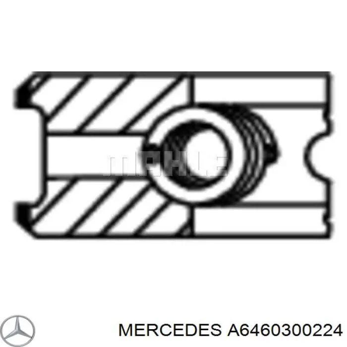 Кільця поршневі на 1 циліндр, STD. Kolbenschmidt 800115010000 ціна, від 22.87 USD