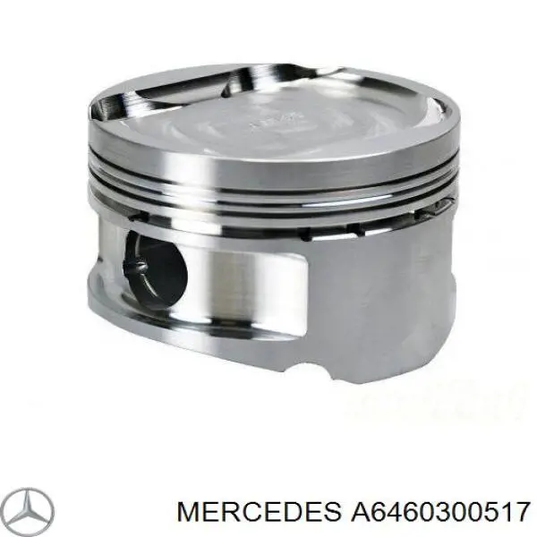 A6460300517 Mercedes поршень в комплекті на 1 циліндр, std