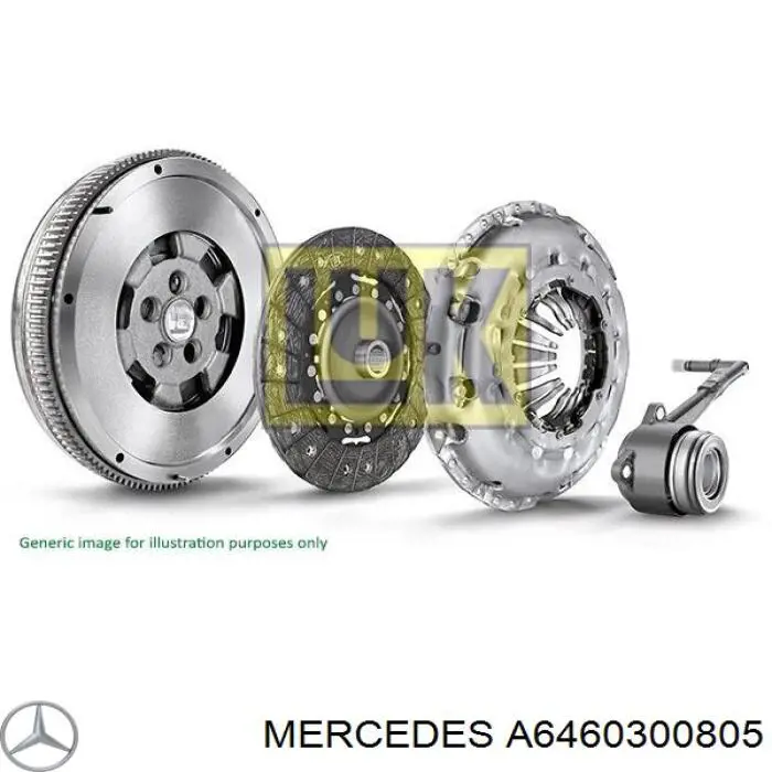 Купити A6460300805 Mercedes Маховик із зубчастим ободом в зборі